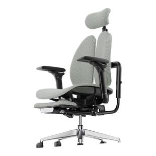 普格瑞司W02电脑椅护腰书房办公椅子真牛皮老板椅家用人体工学椅