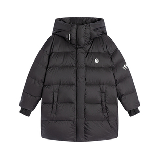 onmygame儿童三防羽绒服男女童保暖防风加厚中长款运动外套95绒冬