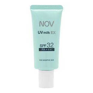NOV日本娜芙防晒霜SPF32乳35gX2敏感肌孕妇可用温和纯物理低刺激