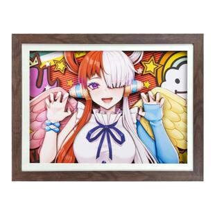 海贼王动漫周边单人乌塔手办立体画装饰布景挂画壁画3D手工纸艺画