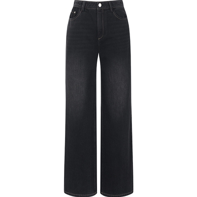 衣香丽影灰色牛仔裤女