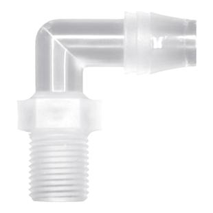 M5-M12小型塑料接水嘴外螺纹弯头接头耐腐蚀软管接头公英制3-12mm