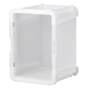 爱丽思教室装书本收纳箱透明书籍整理柜装书箱储物盒学生家用塑料