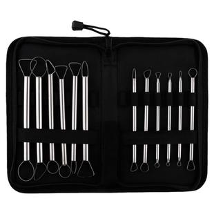 泥塑刀刮刀油泥陶艺石塑粘土软陶陶泥雕塑手办修坯拉坯不锈钢工具