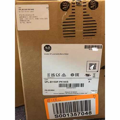 议价美国AB罗克韦尔伺服电机VPL-B1152T-PK12AA