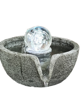 多层流水盆水幕墙带出水口流水钵