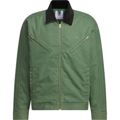 阿迪达斯男女翻领保暖运动棉服