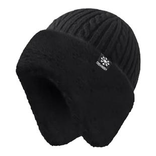 啄木鸟中老年帽子男士冬季保暖护耳老人帽爸爸爷爷针织加绒毛线帽