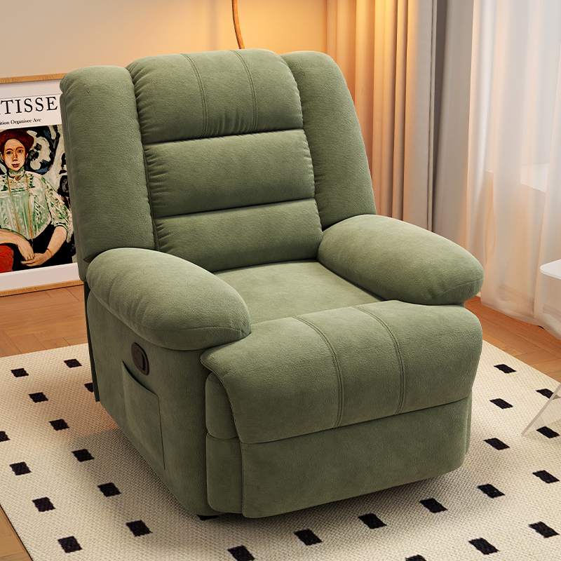单人头等多功能太空仓雪尼尔客厅休息区摇转按摩摇椅懒人沙发椅