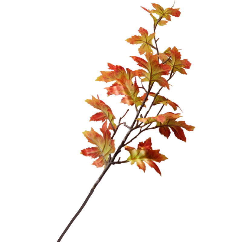仿真枫叶枝条北欧风花瓶装饰