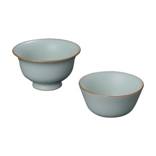 汝窑主人杯手工陶瓷品茗杯景德镇汝瓷仿古功夫茶杯礼盒装绝代双骄