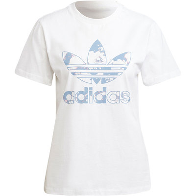 三叶草圆领休闲短袖t恤