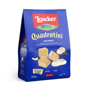 Loacker莱家进口夹心威化饼干椰子早餐下午茶办公室点心零食临期