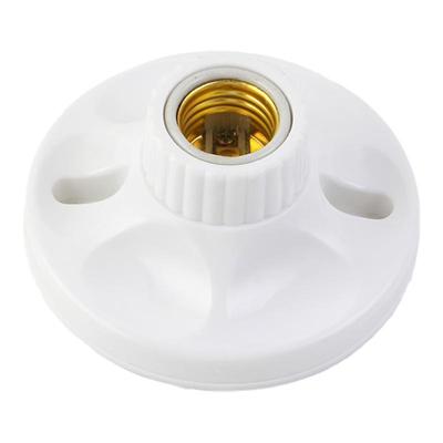 圆形e27螺口灯座灯头led加长头转