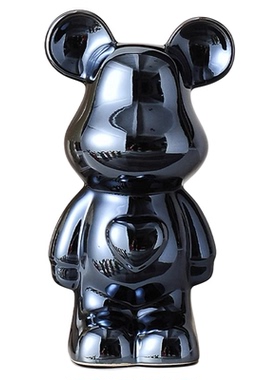 轻奢暴力熊酒柜鞋柜装饰摆件