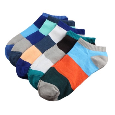 低帮运动风学生吸汗防臭男士短袜