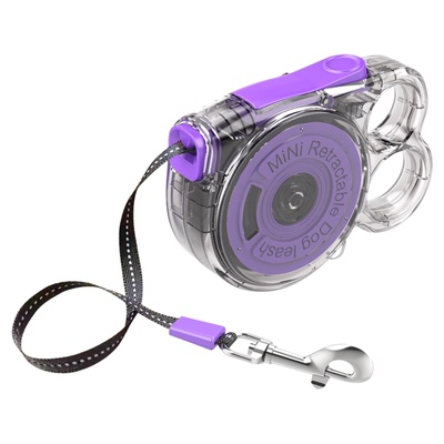 Parji啪唧Mini彩虹自动伸缩牵引绳狗狗猫咪小宠超轻宠物遛狗猫牵