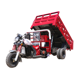 新款宗申动力三轮汽油摩托车燃油自卸三轮车货运农用载重王五轮车