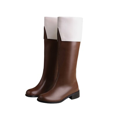 粗跟不过膝高筒靴46.47.48