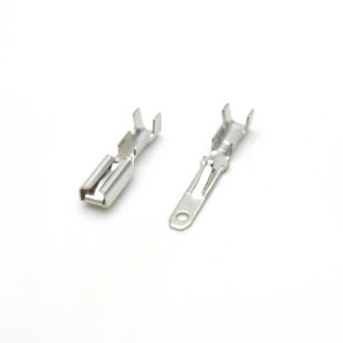 插拔式接线端子2.8/6.3mm插簧插片公母接插件线耳黄铜镀锡接头