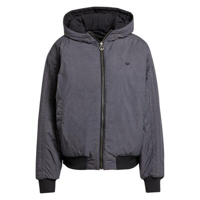 滔搏adidas阿迪达斯三叶草女子保暖双面穿棉服休闲连帽外套KC1686