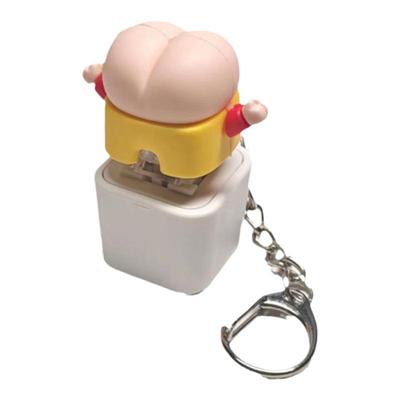 TIMI发声按键木鱼声音解压电子钵钵鸡音乐语音发声玩具钥匙扣挂件