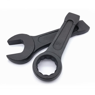 加硬重型敲击开口扳手 重型敲击梅花扳手24/30/32/36/41/46-100mm