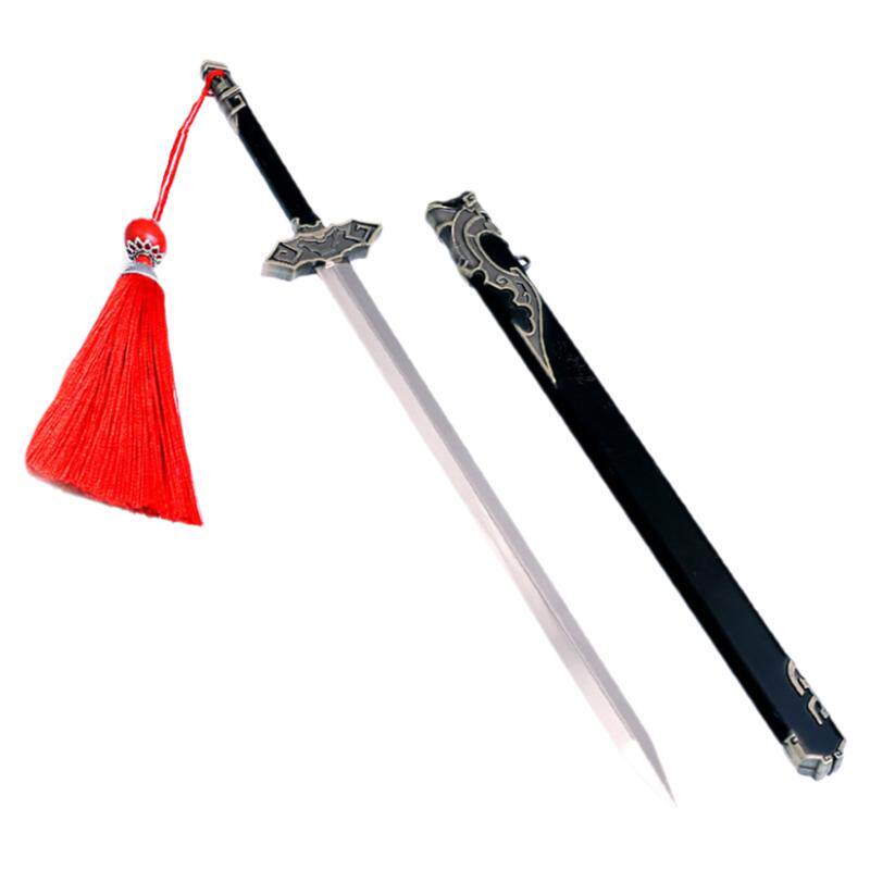 魔道武器祖师周边魏无羡陈情笛蓝忘机避尘佩剑古琴模型金属玩具