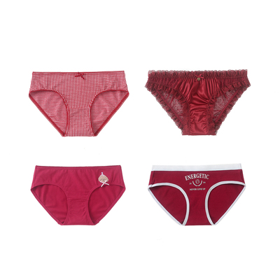 6ixty8ight68专柜本命年红色内裤