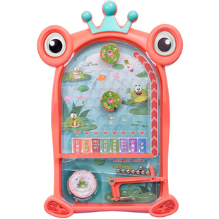 儿童弹珠机益智类玩具男女孩亲子互动对战弹珠掌上弹射迷你小游戏