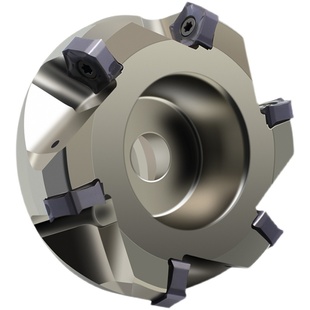 Derteen 快进给铣刀盘 MFPN66度平面盘铣刀PNMU0905 双面五角刀片