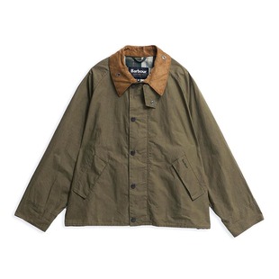 英国Barbour Transport cotton干蜡防水夹克外套风衣宽松无蜡男