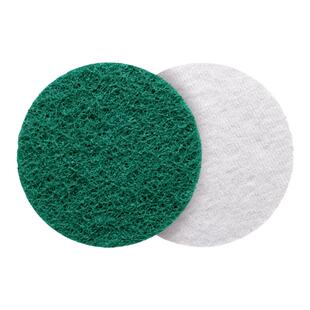 5寸植绒百洁布不锈钢抛光工业拉丝金属除锈清洁 金刚砂圆形拉绒片