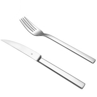 德国WMF福腾宝进口牛排刀叉勺高端不锈钢酒店家用牛扒西餐具套装