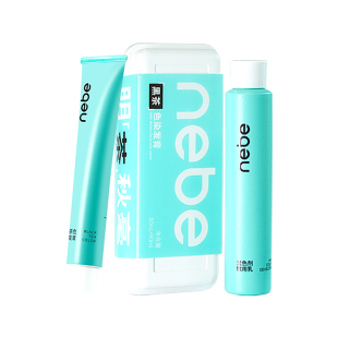 Nebe染发膏易上色的染发剂自己在家染黑茶奶茶棕酒红色男女正品