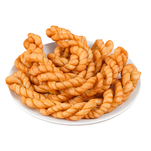 软麻花陕西特产手工麻花老面发酵老式大麻花油酥咸味中式糕点零食