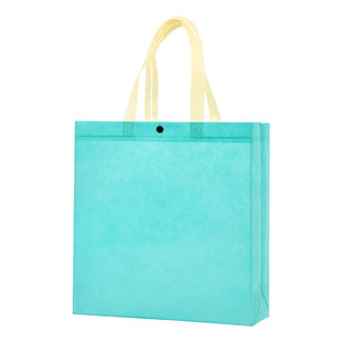 打扣无纺布手提袋定制公司广告环保购物结实耐用手拎袋子订做logo