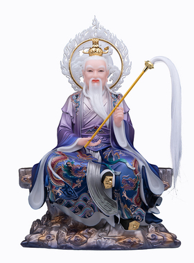 家用供奉太上老君神像摆件石材