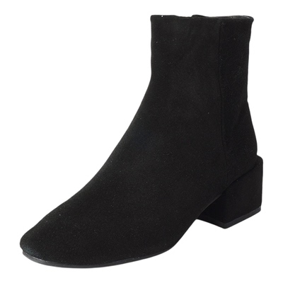 名媛瘦瘦靴低跟拉链shellys简洁