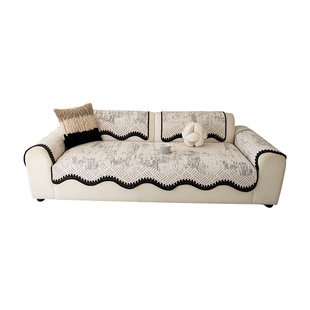 现代简约异形毛绒沙发垫2025冬季新款固定防滑防猫抓皮沙发坐垫子