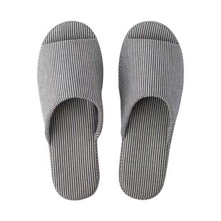 不沾灰EVA底开口厚底防滑防水洗棉拖鞋情侣室内家居舒适地板静音