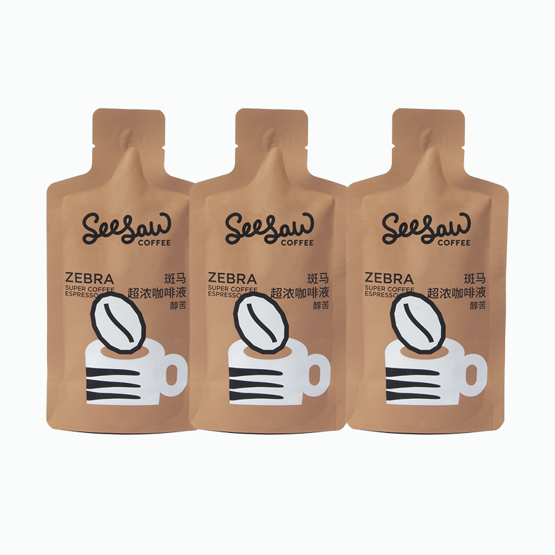 【U先试用】Seesaw咖啡液斑马榛果咖啡浓缩液美式黑咖啡33ml*2杯