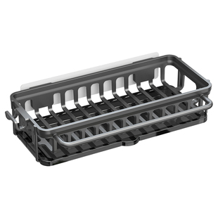 厨房抹布置物架沥水篮壁挂式调料架子家用水龙头洗碗水槽收纳神器