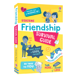 Usborne Friendship Survival Guide 尤斯伯恩 友谊生存指南 青少年课外读物 中学生社交技巧 心理健康 情商管理 英文原版进口图书