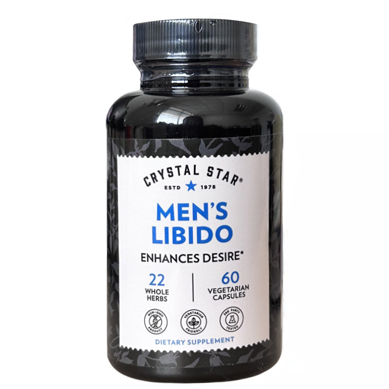 现货美国Crystal Star男性淫羊藿玛咖玛卡胶囊促睾雄性Libido60粒