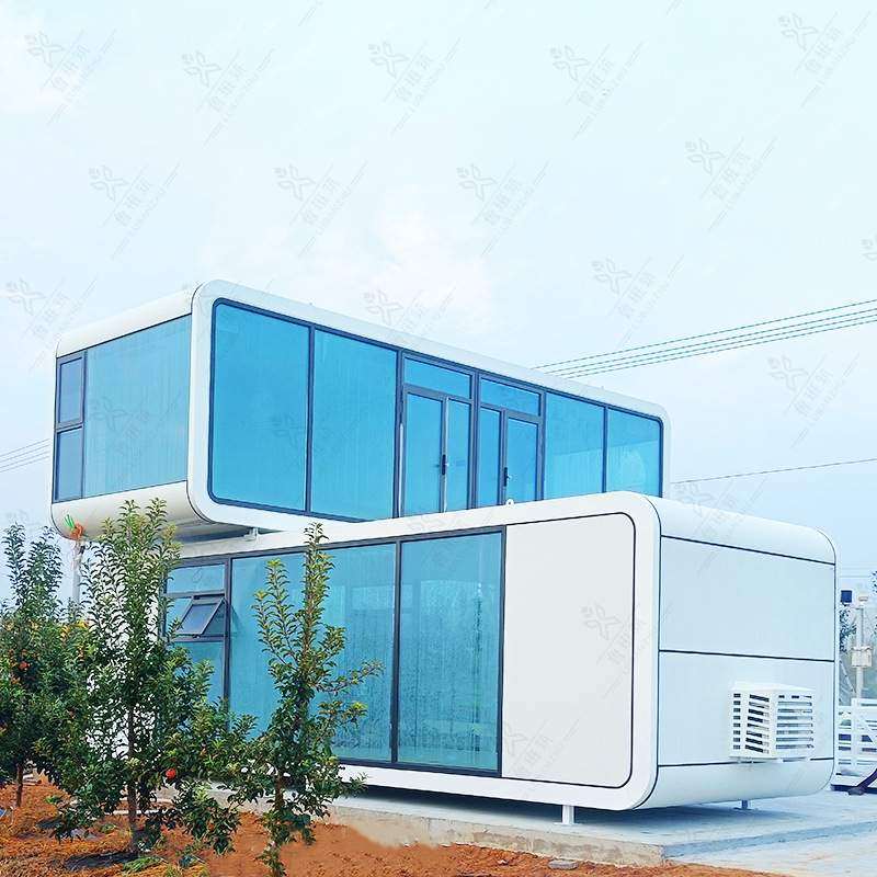 移动智能苹果舱会客厅 户外豪华度假村酒店 乡村双层小别墅苹果仓