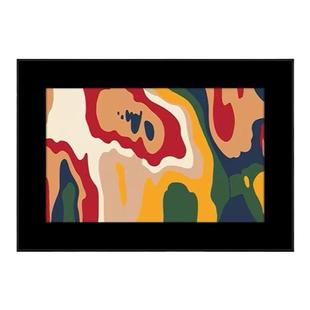 蒙德里安艺术家挂画法式复古客厅背景墙装饰画小众抽象设计师壁画