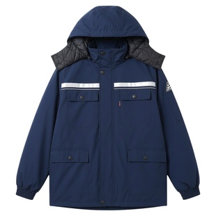 加油站员工防静电工作服冬装定制壳牌易捷中石油化加厚棉服套装男