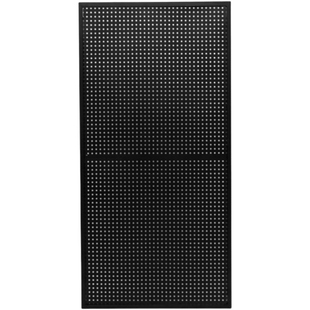 电竞房洞洞板定制黑色墙上置物架电脑桌墙面挂板收纳铁艺装饰展示