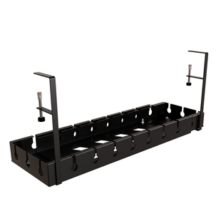 插排固定器免打孔插座支架理线槽桌下理线器排插收纳盒整理神器